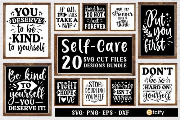 Download Self-Care SVG Cut Files Bundle - Svg cut file Collection