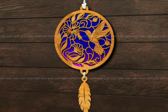 Download Hummingbird Suncatcher Ornament Svg - Premium Resources