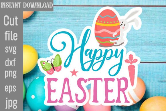 Download Happy Easter SVG Cut File - Svg cut file Collection