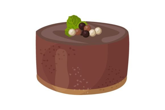 Download Chocolate Cake Vector Illustration. Cart - Cake vector Collection