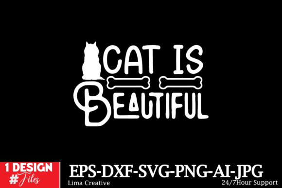 Download Cat is Beautiful SVG Cut File - Svg cut file Collection