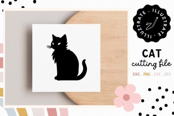 Download Black Cat SVG Cut File | Halloween Cat - Svg cut file Collection