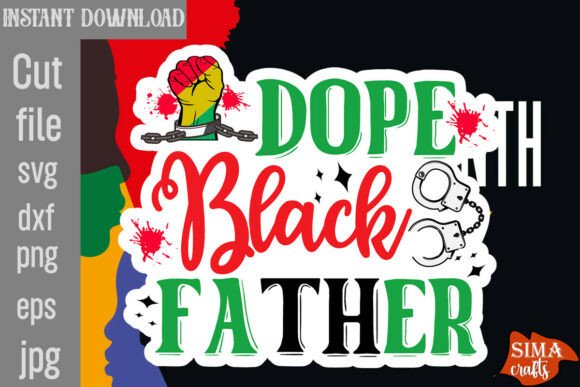 Download Dope Black Father SVG Cut File - Svg cut file Collection