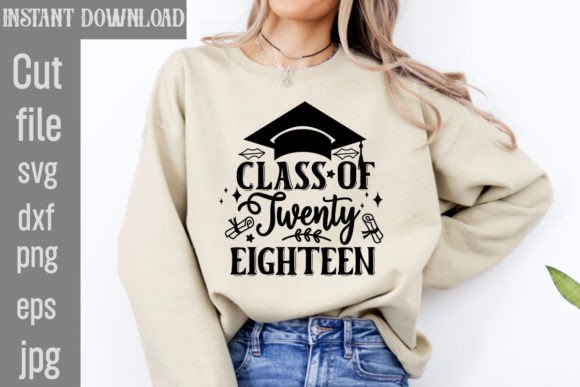 Download Class of Twenty Eighteen SVG Cut File - Svg cut file Collection